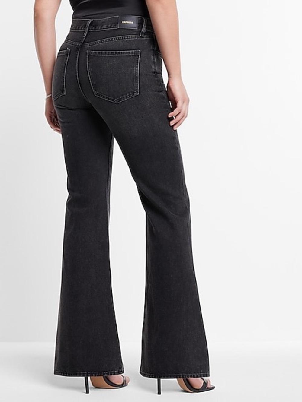 Express High Rise Flare Jeans - Picture 7 of 8